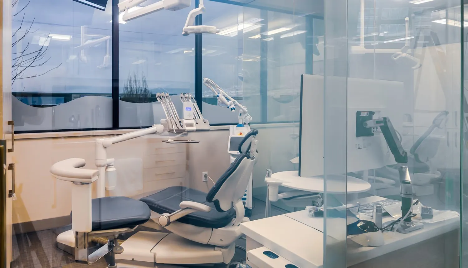 Modern dental equipment at the Vernon clinic